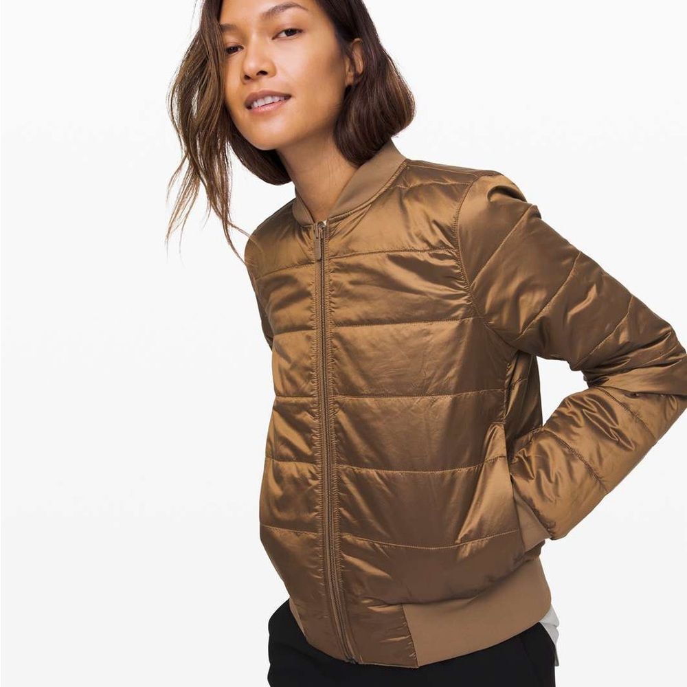 Lululemon Non-Stop Bomber Reversible Jacket Size 4 EUC